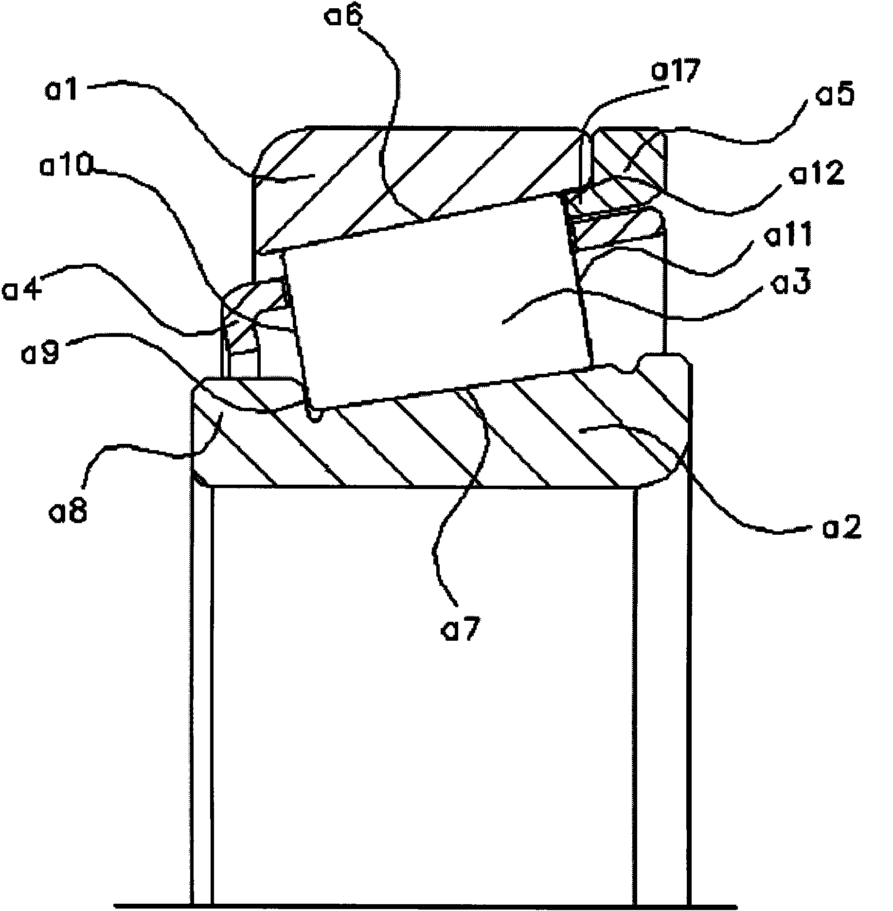 Conical roller bearing