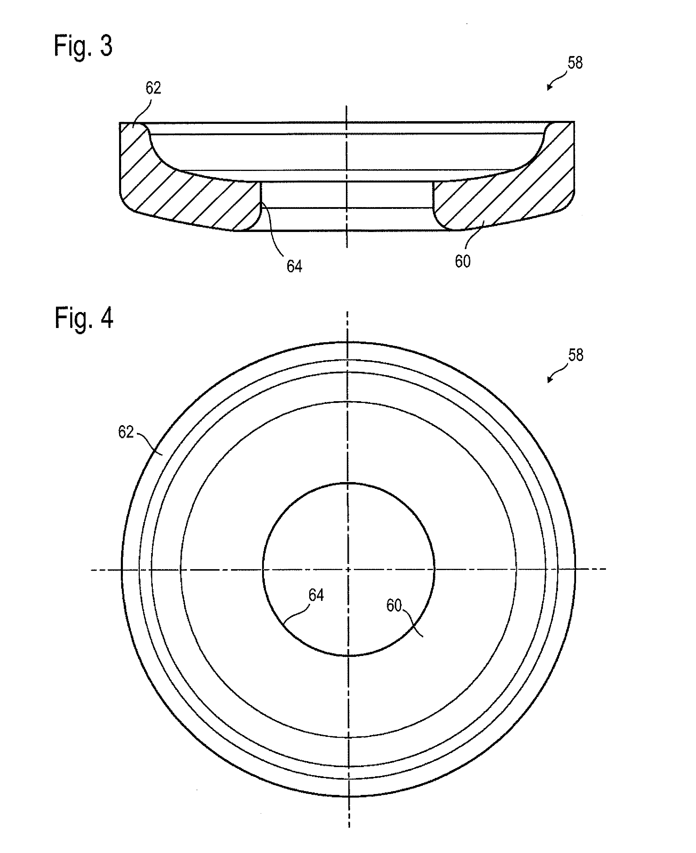 Vibration-damping inflator and airbag module for a vehicle including said inflator