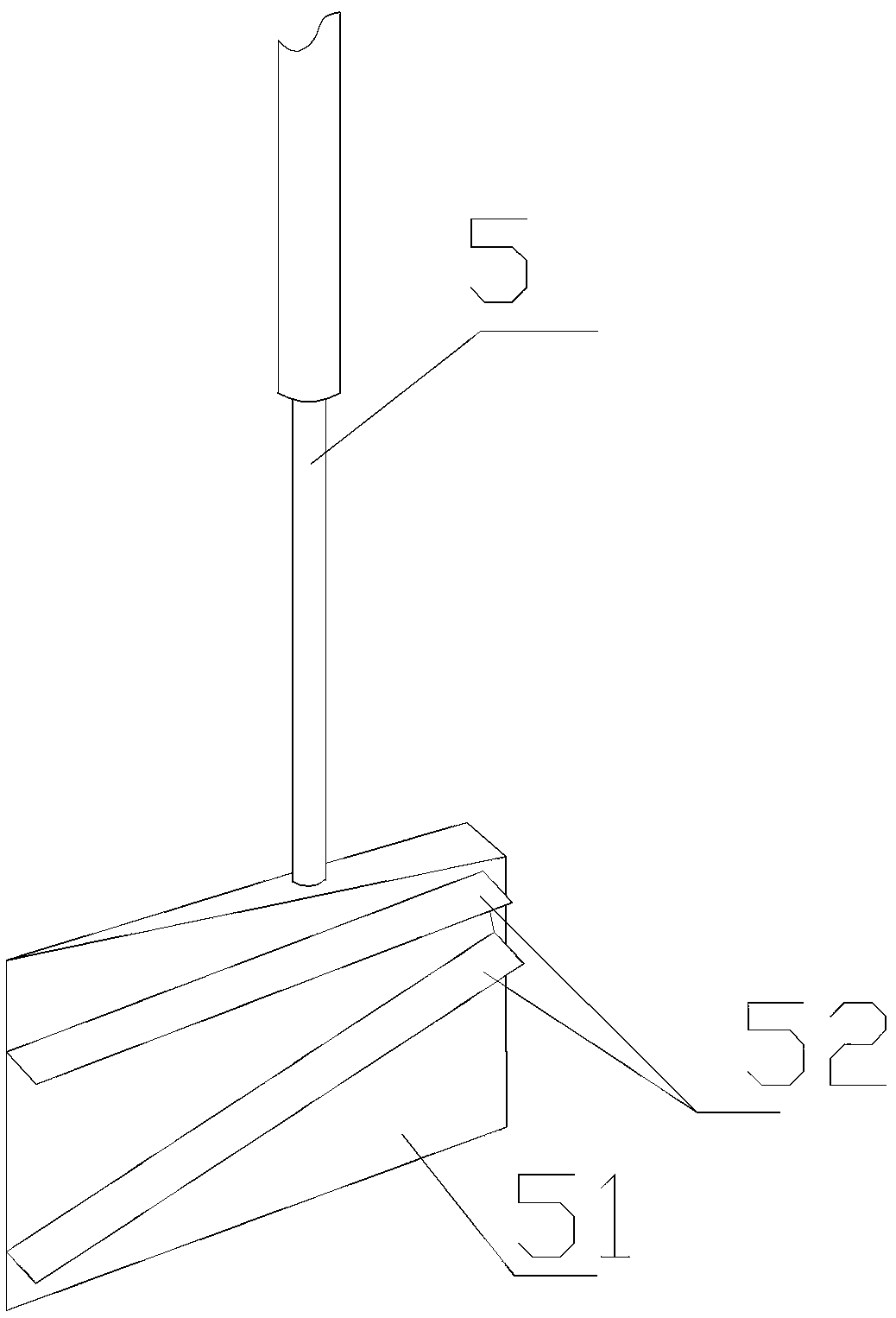 Pull type tobacco planting mulching film laying device