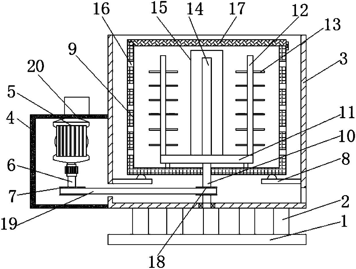 Agricultural byproduct dewatering drying machine