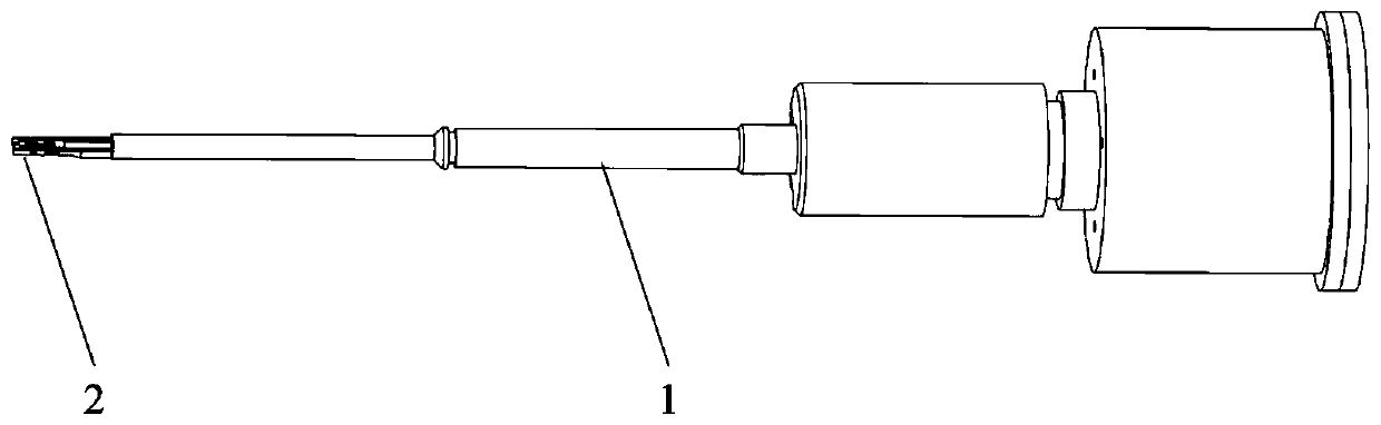 In-situ high-temperature quantitative mechanical experiment table for transmission electron microscope