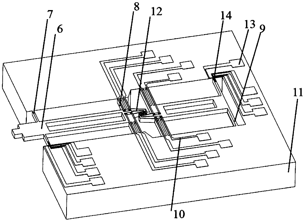 In-situ high-temperature quantitative mechanical experiment table for transmission electron microscope