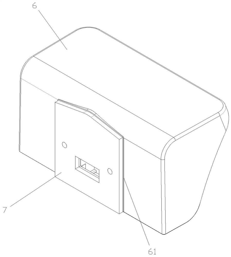 An electric vehicle charging socket box