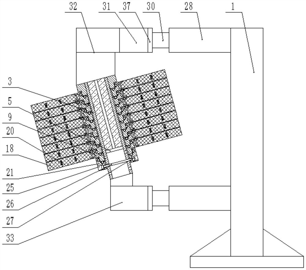 Anti-collision buffer guardrail structure for bridge engineering