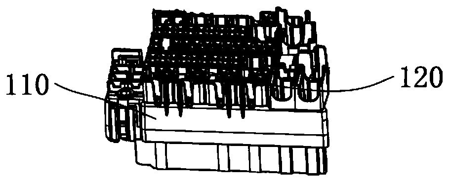 Tuning fork terminal detection device