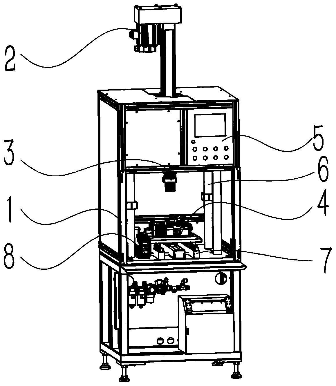 Tuning fork terminal detection device