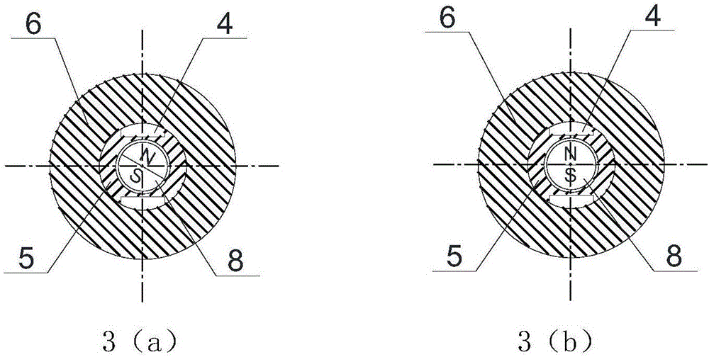 Piston and self-adaptive damping adjustment type permanent-magnet magneto-rheological fluid damper