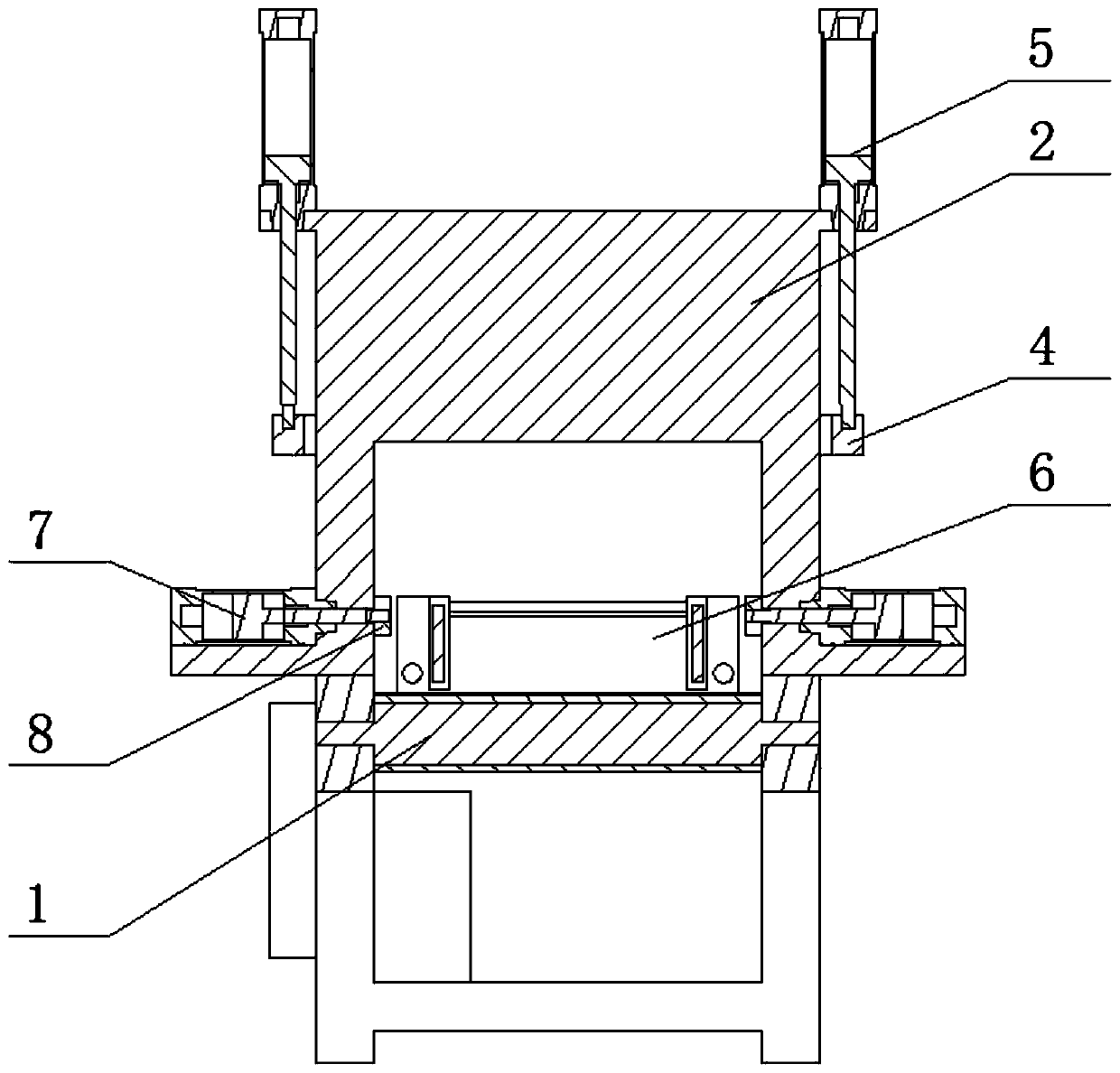 Automatic flow processing device for meter power board processing