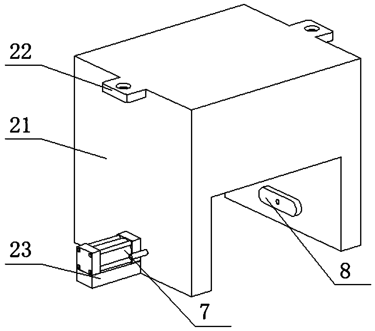 Automatic flow processing device for meter power board processing