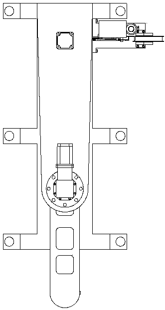 Vertical polarized wire grid production device