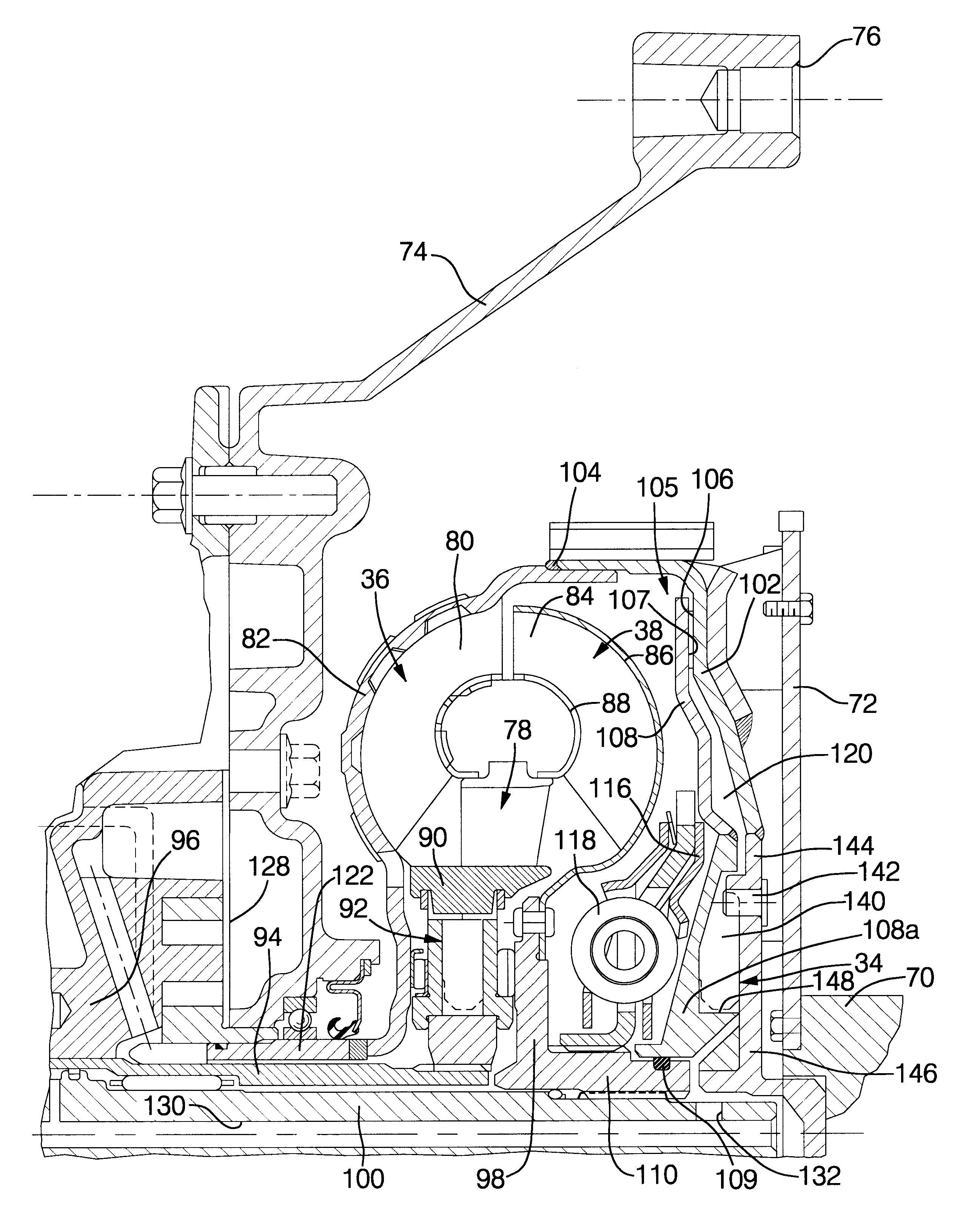 Hybrid electric drive and control method therefor