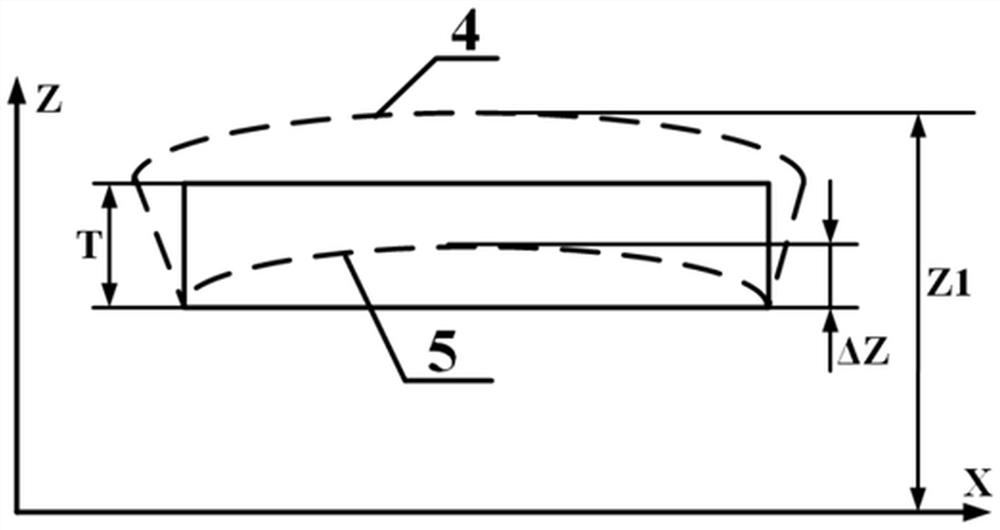 Online thickness monitoring and machining method for large frame and beam part webs