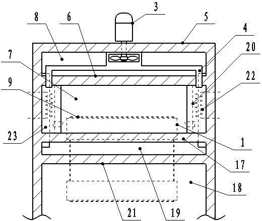 Mesh-net type glass bottle annealing furnace