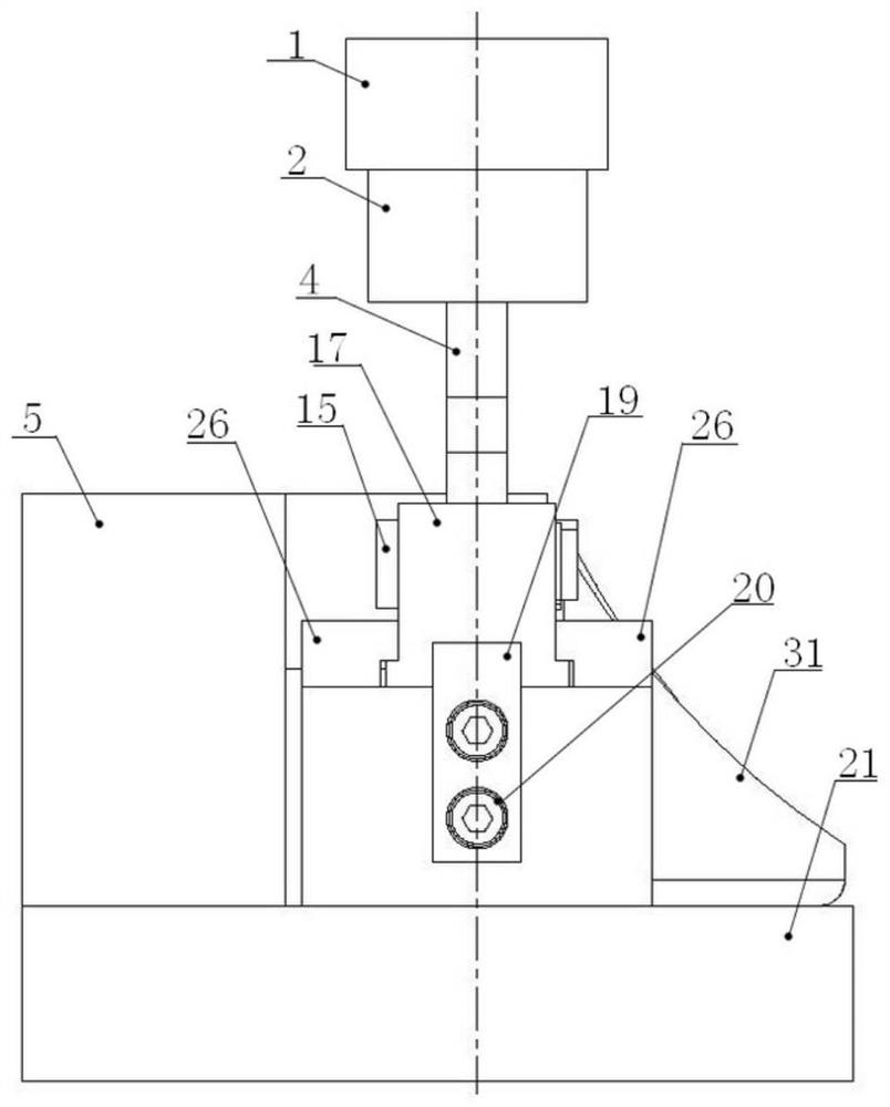 Universal trundle movable support punching device and punching method