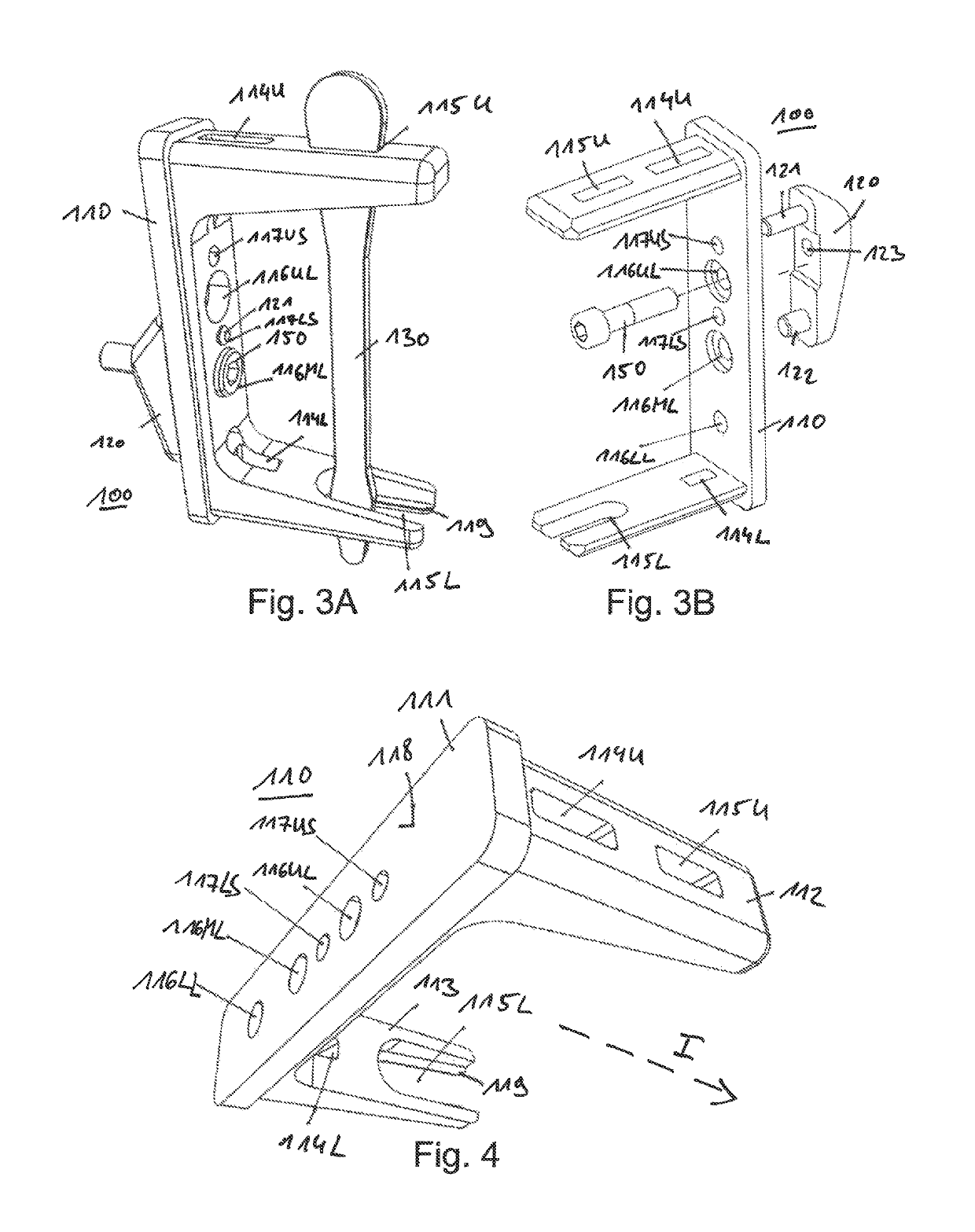 Mounting device and carton flow bed