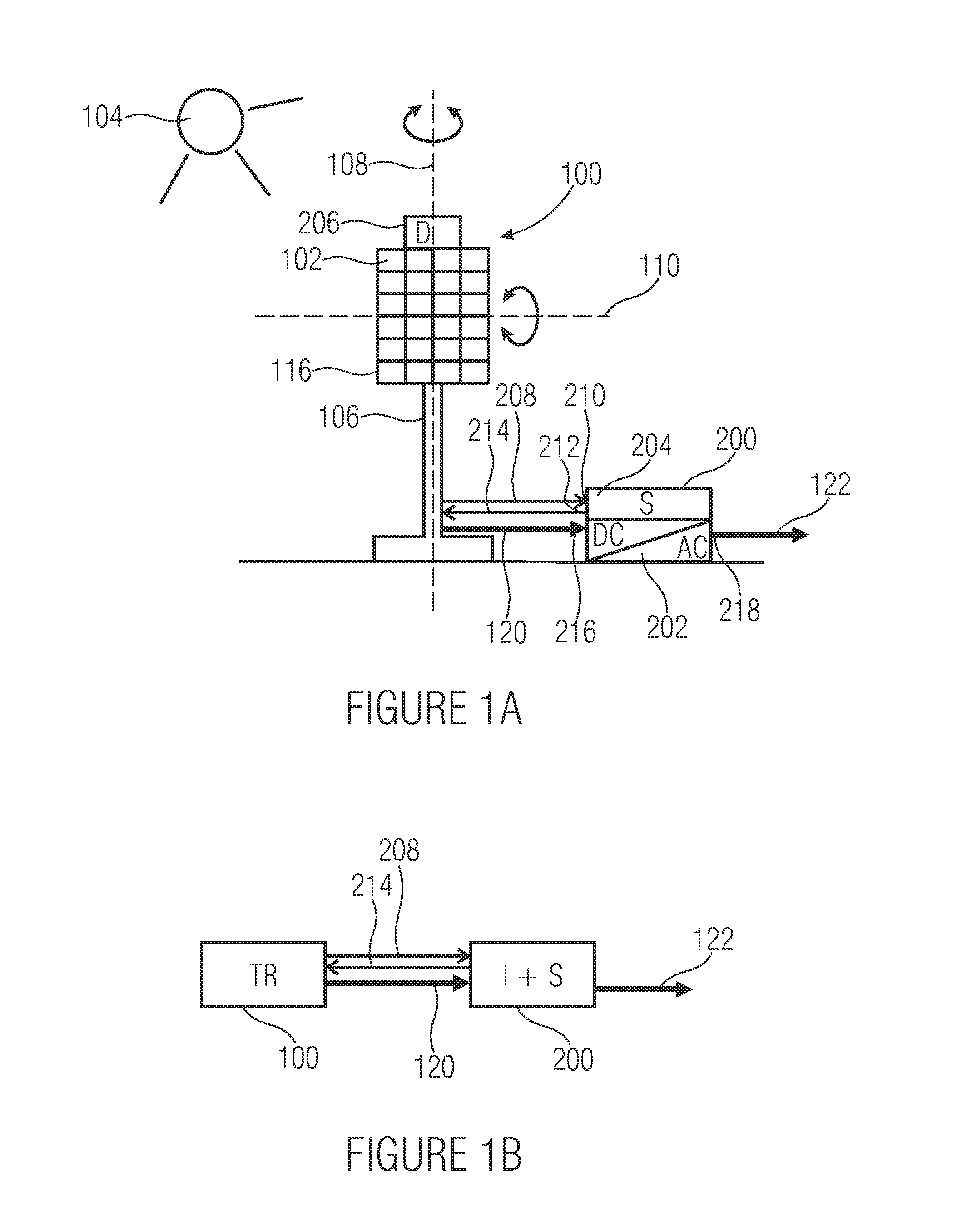 Inverter with integrated control and regulation for a tracker