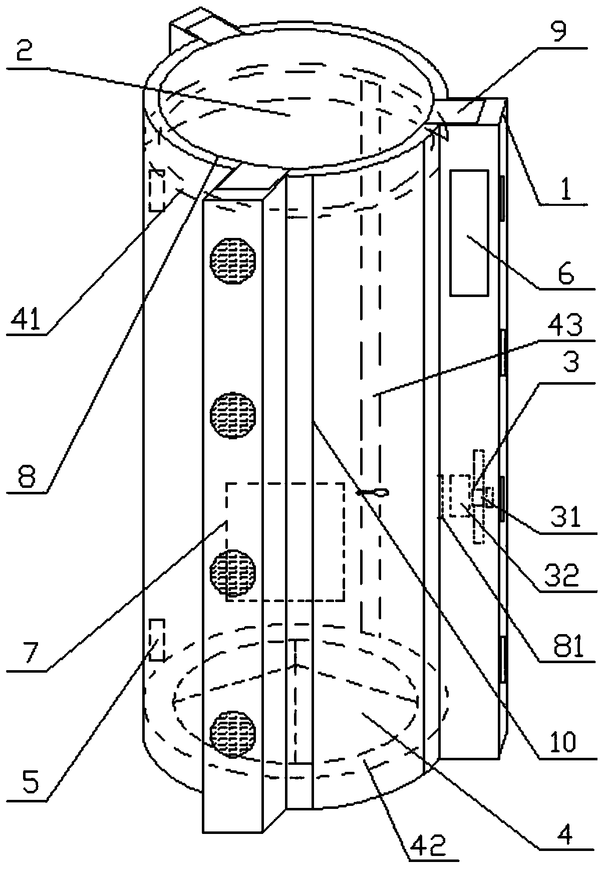 an umbrella dryer