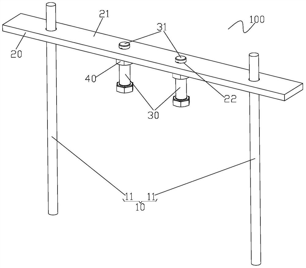 Position adjusting mechanism, sensor assembly and dynamic truck scale system