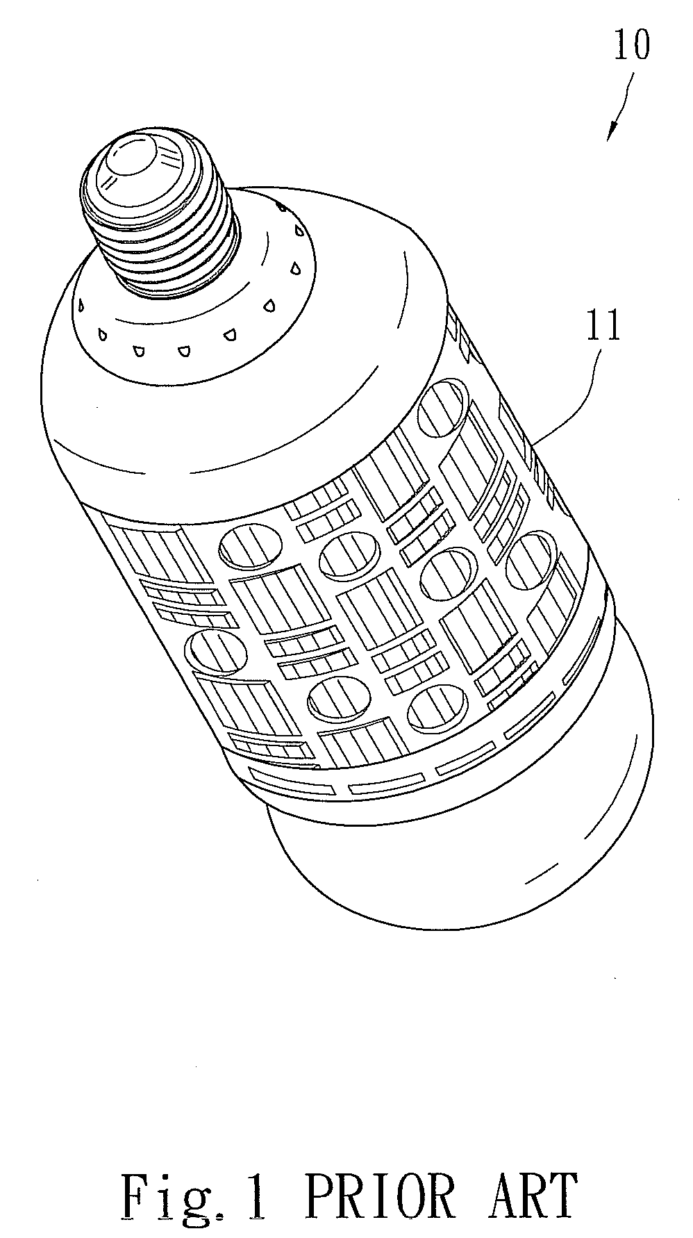 LED lamp bulb structure