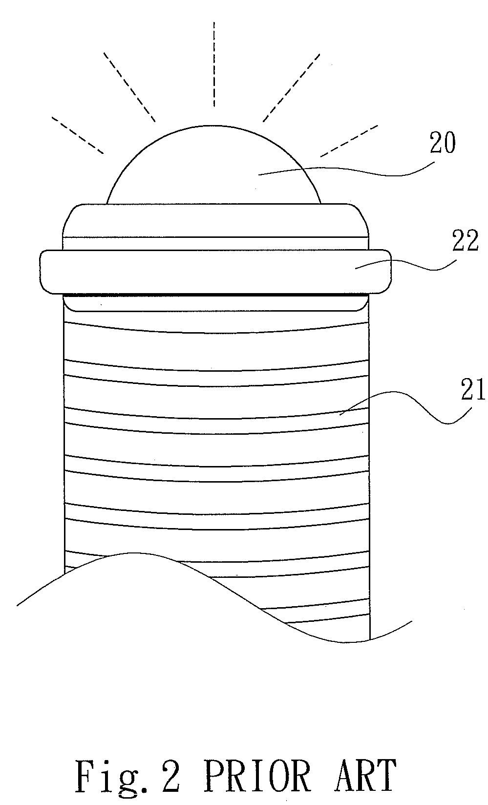 LED lamp bulb structure