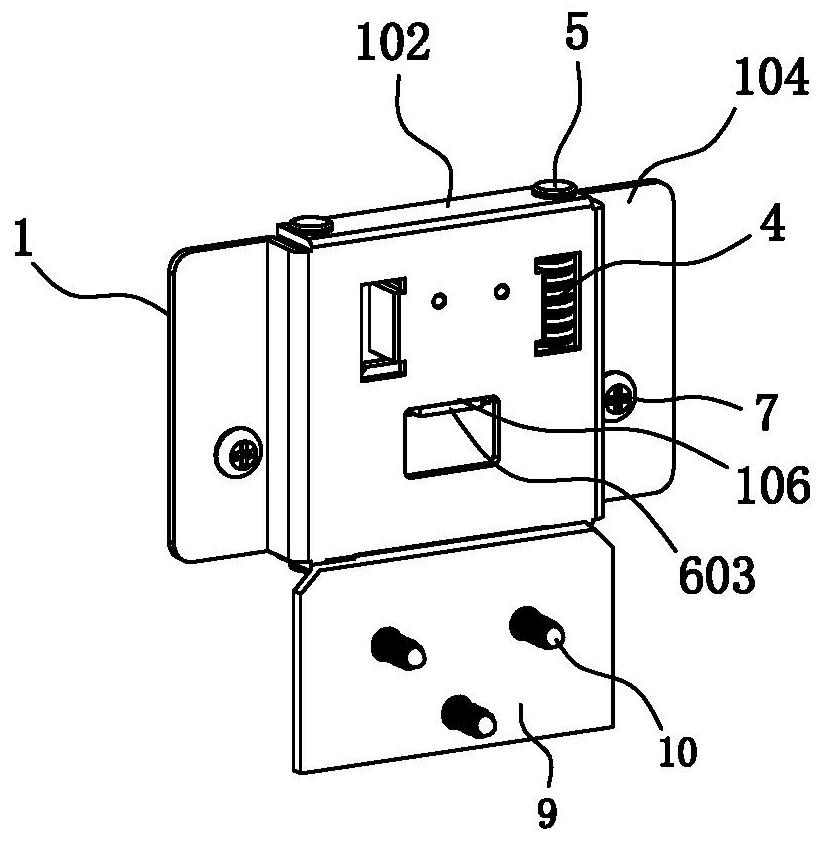 Wall-mounted weight monitoring device and water storage type electric water heater and wall-mounted storage rack thereof