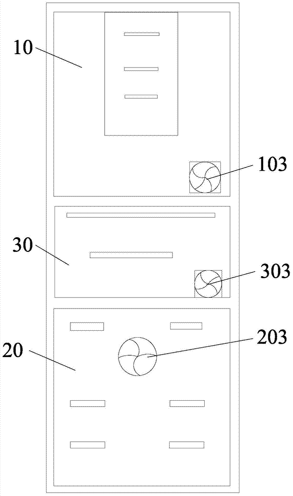 Air-cooled refrigerator and its control method and control system