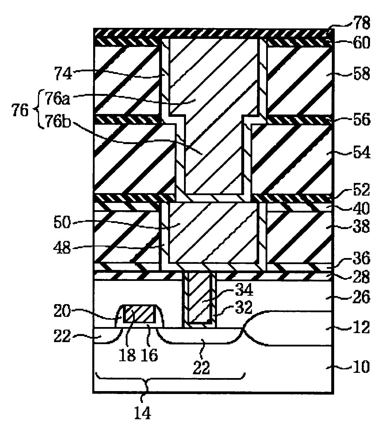 Material for forming exposure light-blocking film, multilayer interconnection structure and manufacturing method thereof, and semiconductor device