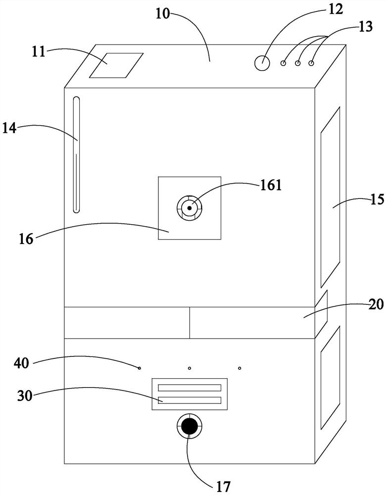 Combined liquid adding device for disinfection robot