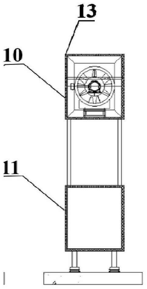 Large-scale low-temperature controllable atmospheric boundary layer test system and method for wind and snow simulation