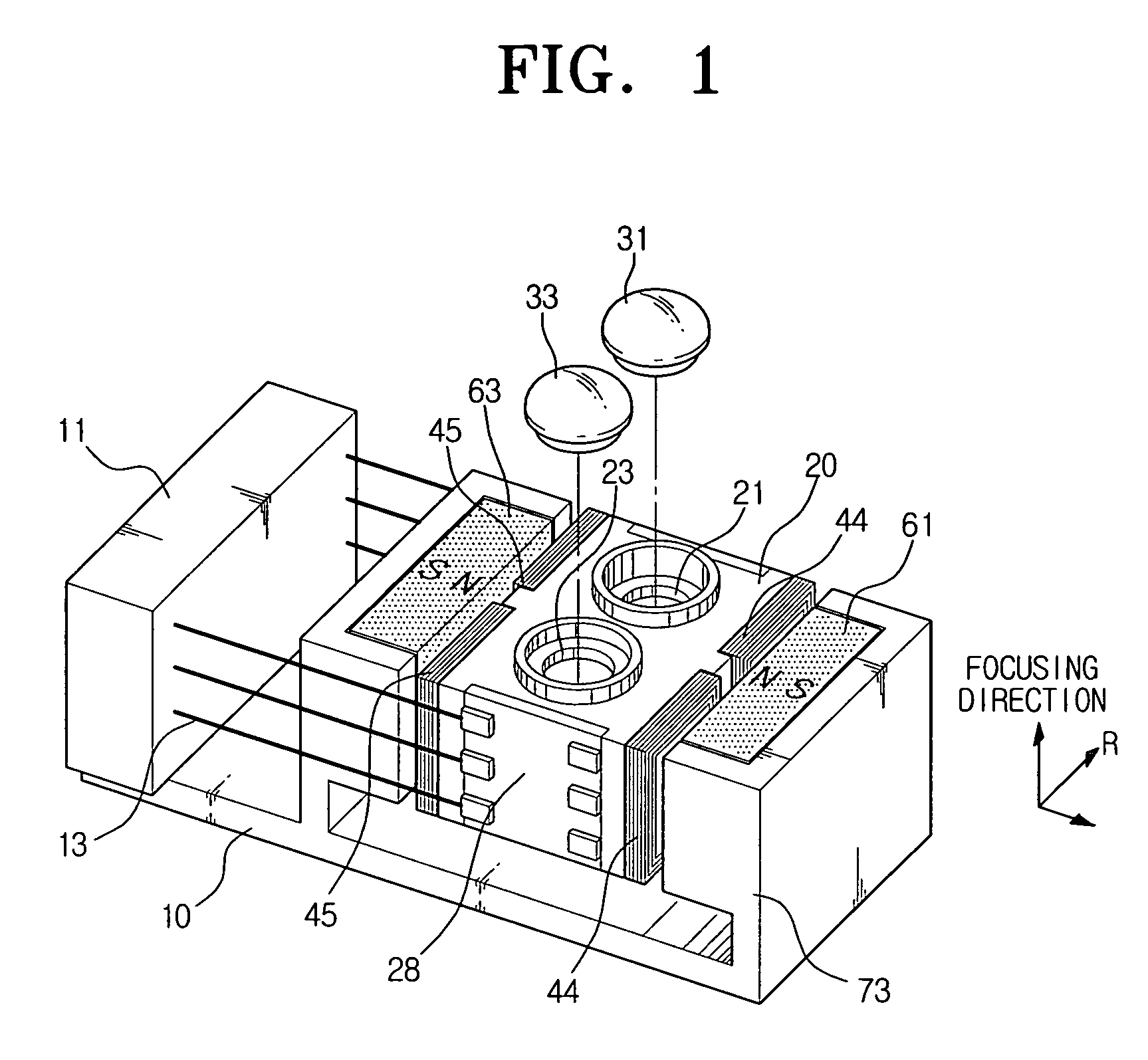 Optical pickup actuator and optical recording and/or reproducing apparatus