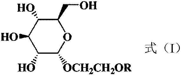 1,2-cis-glucoside surfactant and preparation method thereof