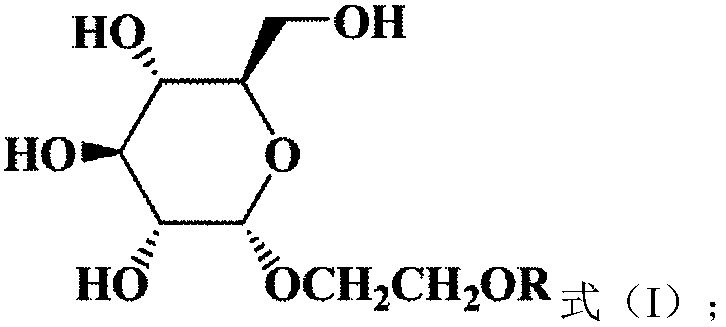 1,2-cis-glucoside surfactant and preparation method thereof