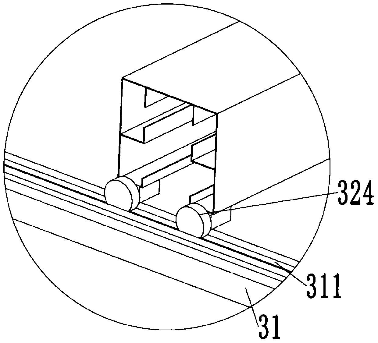 Moveable water-fertilizer device in greenhouse