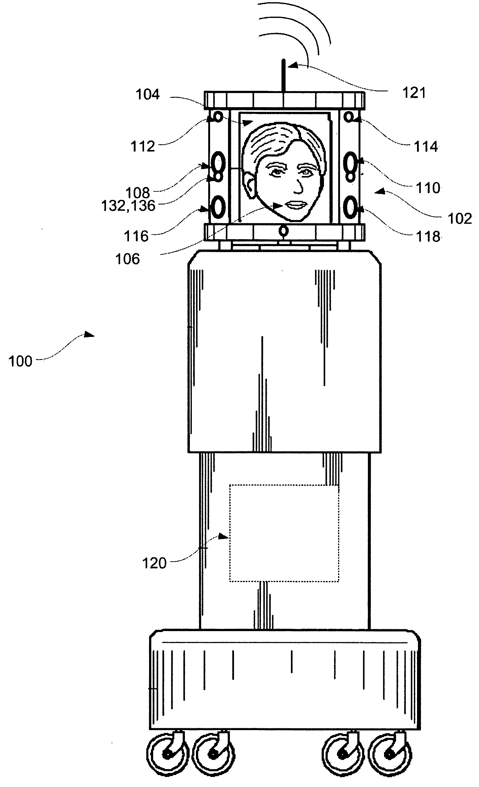 Displaying a wide field of view video image