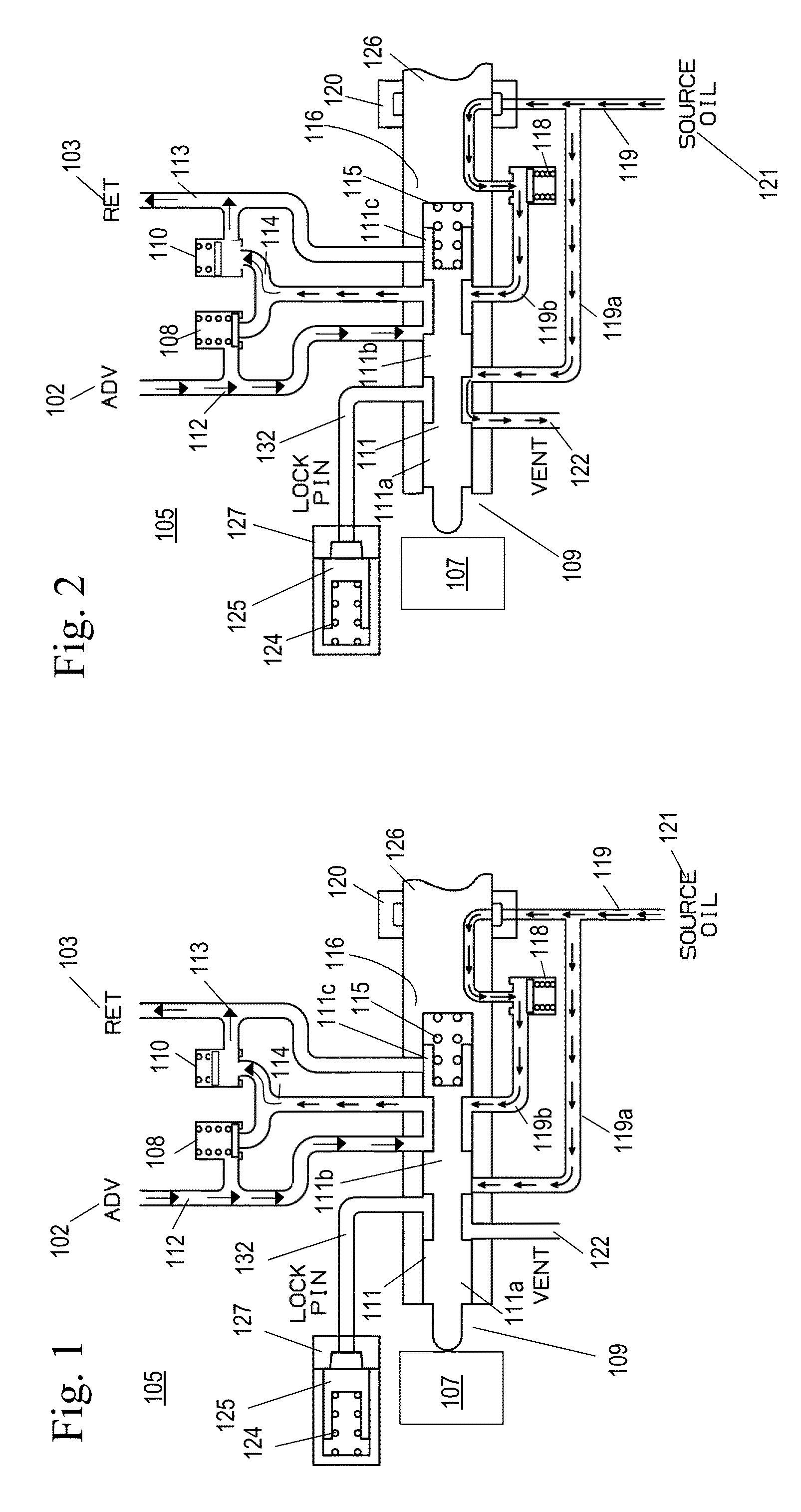 Venting mechanism to enhance warming of a variable cam timing mechanism