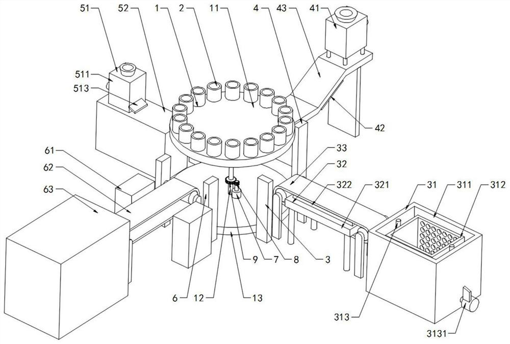 Line production device for wrapping zongzi