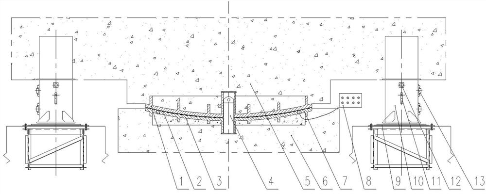 Intelligent swivel spherical hinge device