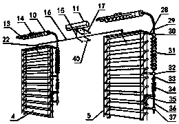 Mudflat greenhouse power supply-free automatic adjustment system