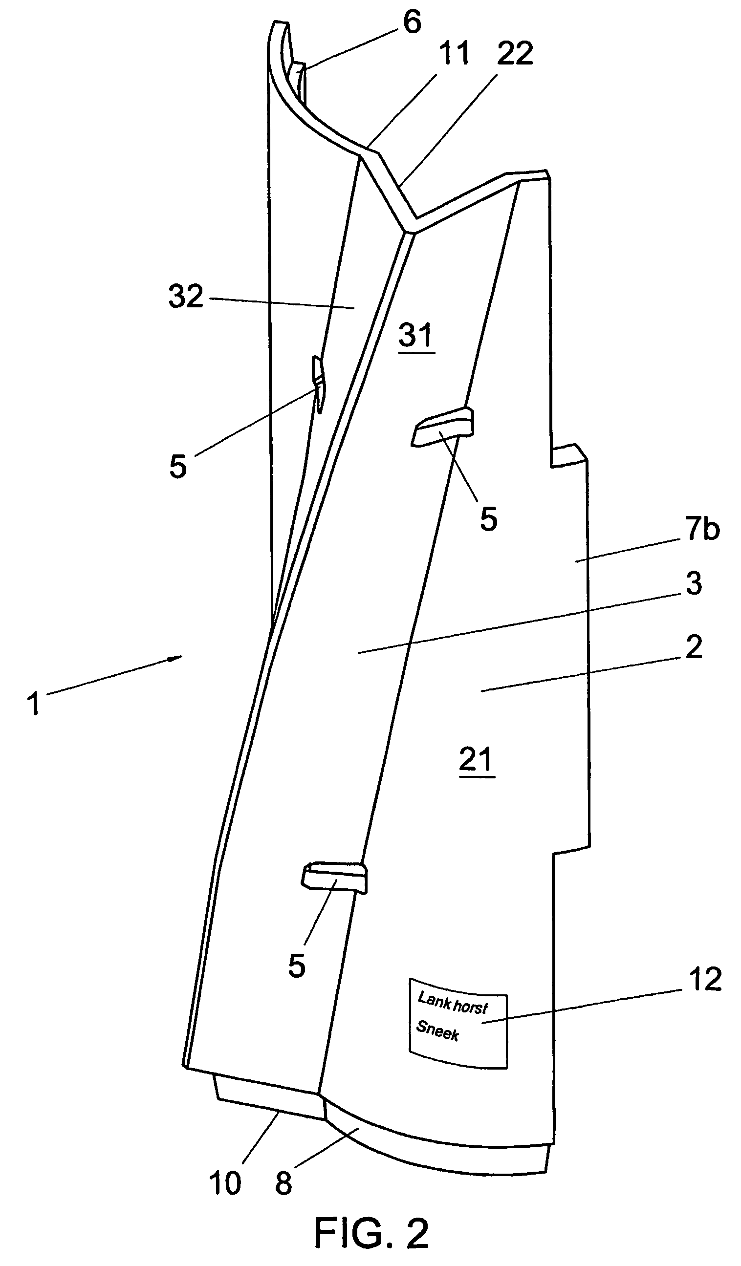 Suppression element for vortex-induced vibrations