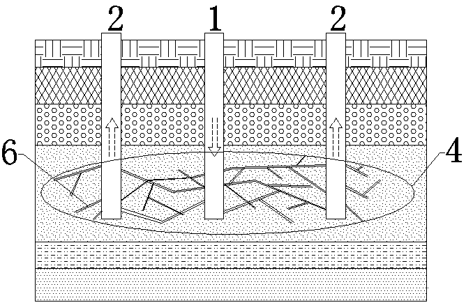 Method for building hot-dry rock artificial geothermal reservoir by using natural geological faults