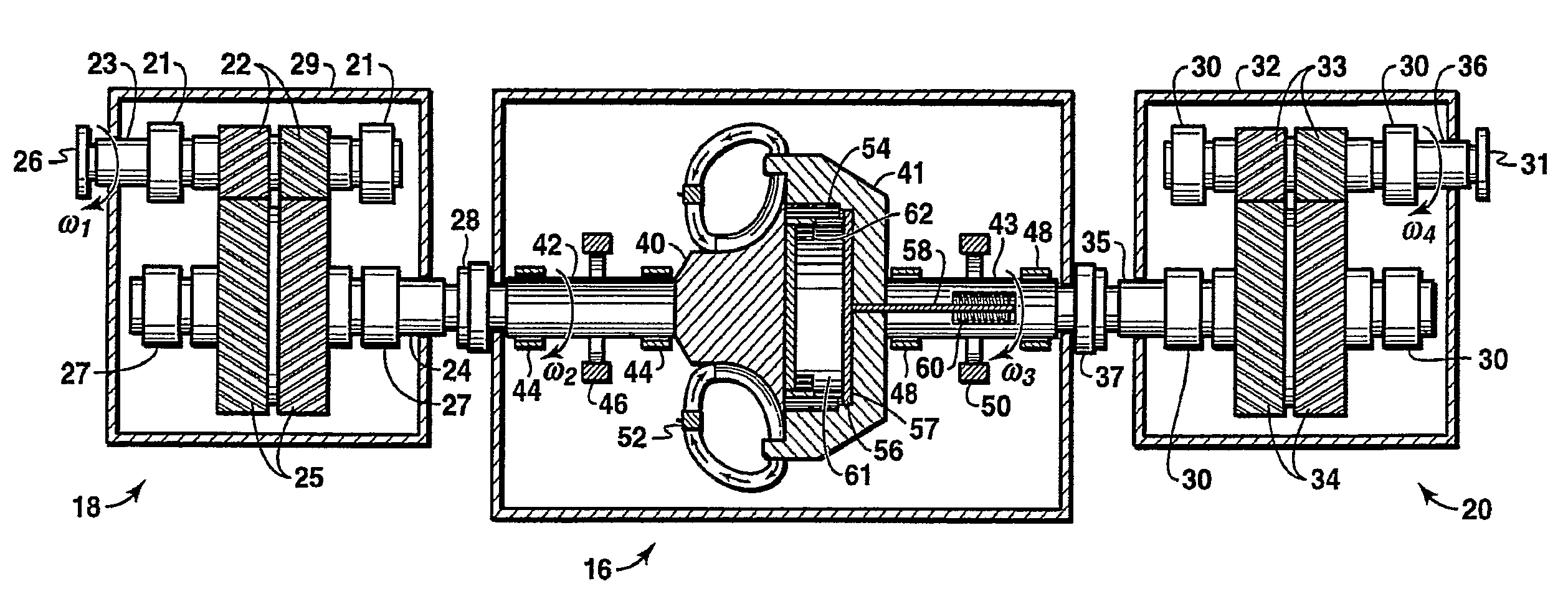 Dual end gear fluid drive starter