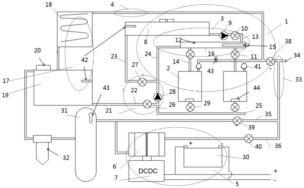 A continuous hydrogen generation device