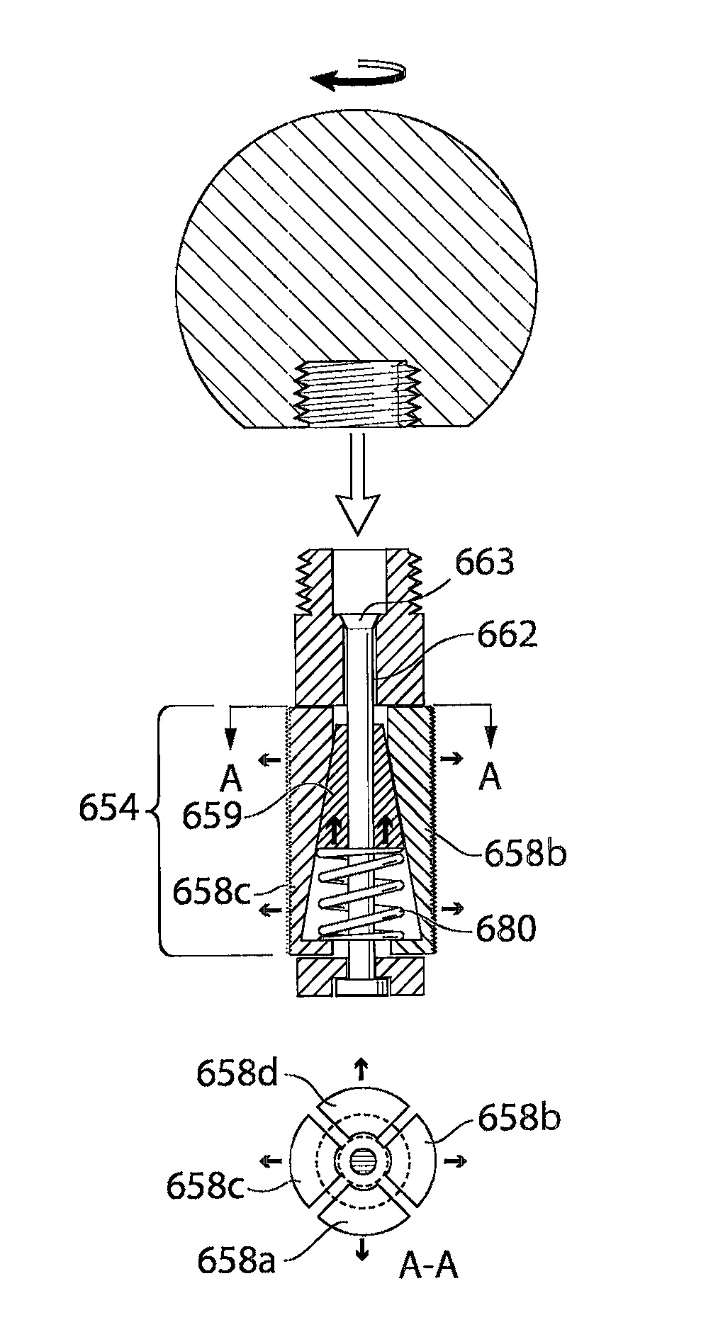 Hip joint device