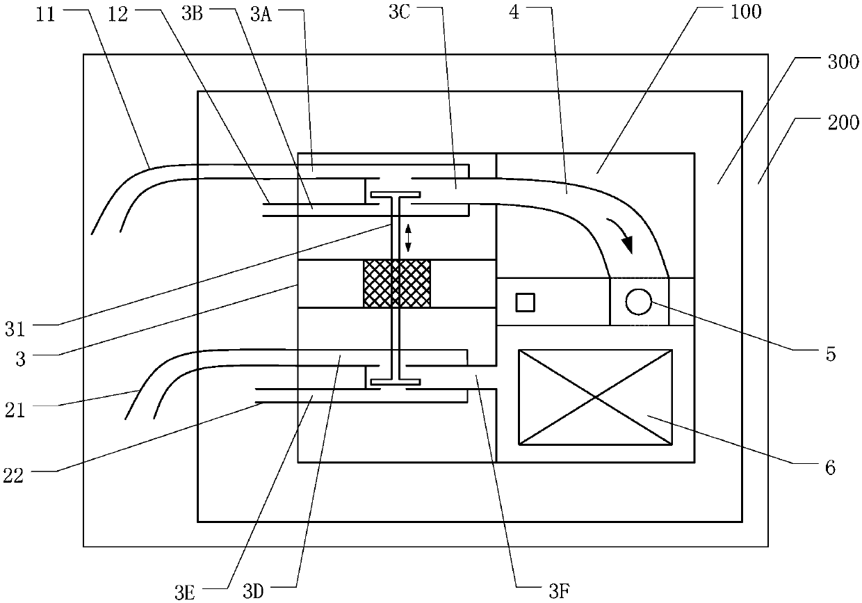 Particle matter concentration detecting device and method and air processing device