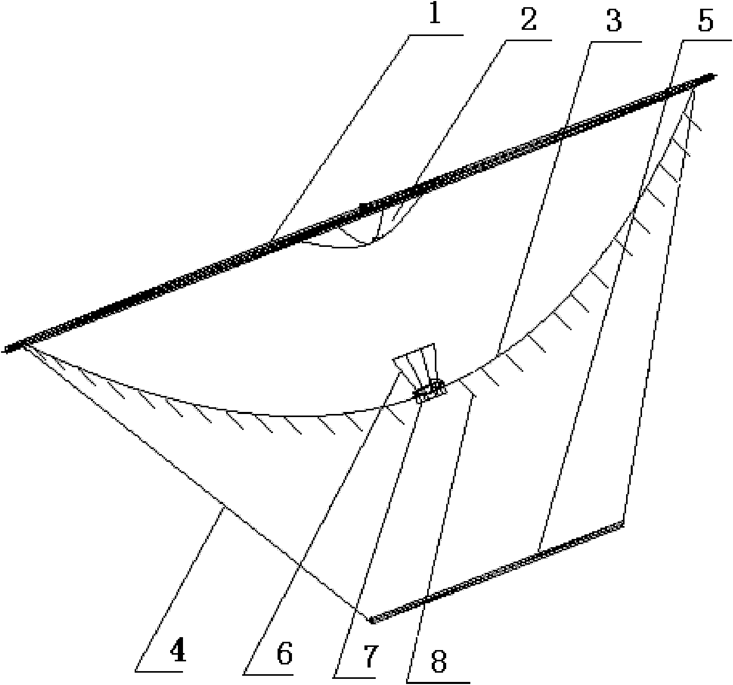 High-power solar energy concentrated photovoltaic system based on Cassegrain structure