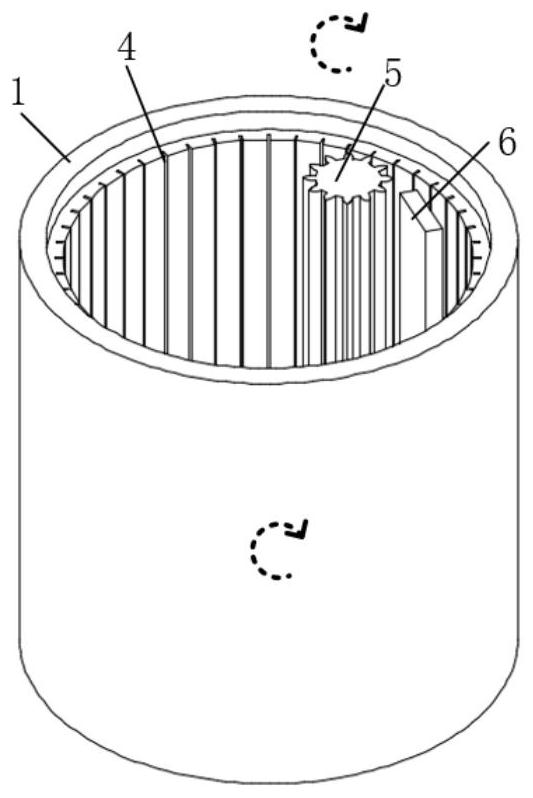 Machining process of cylinder reinforcing rib based on laser grooving and hot rolling