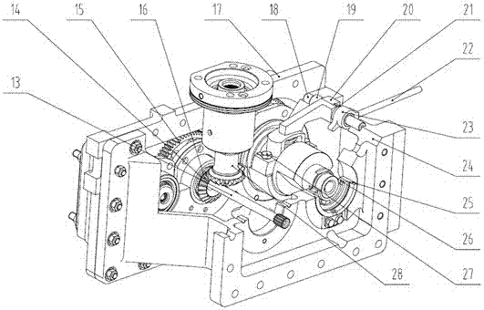 Gear Transmission Device with Overspeed Circular Displacement Output Function