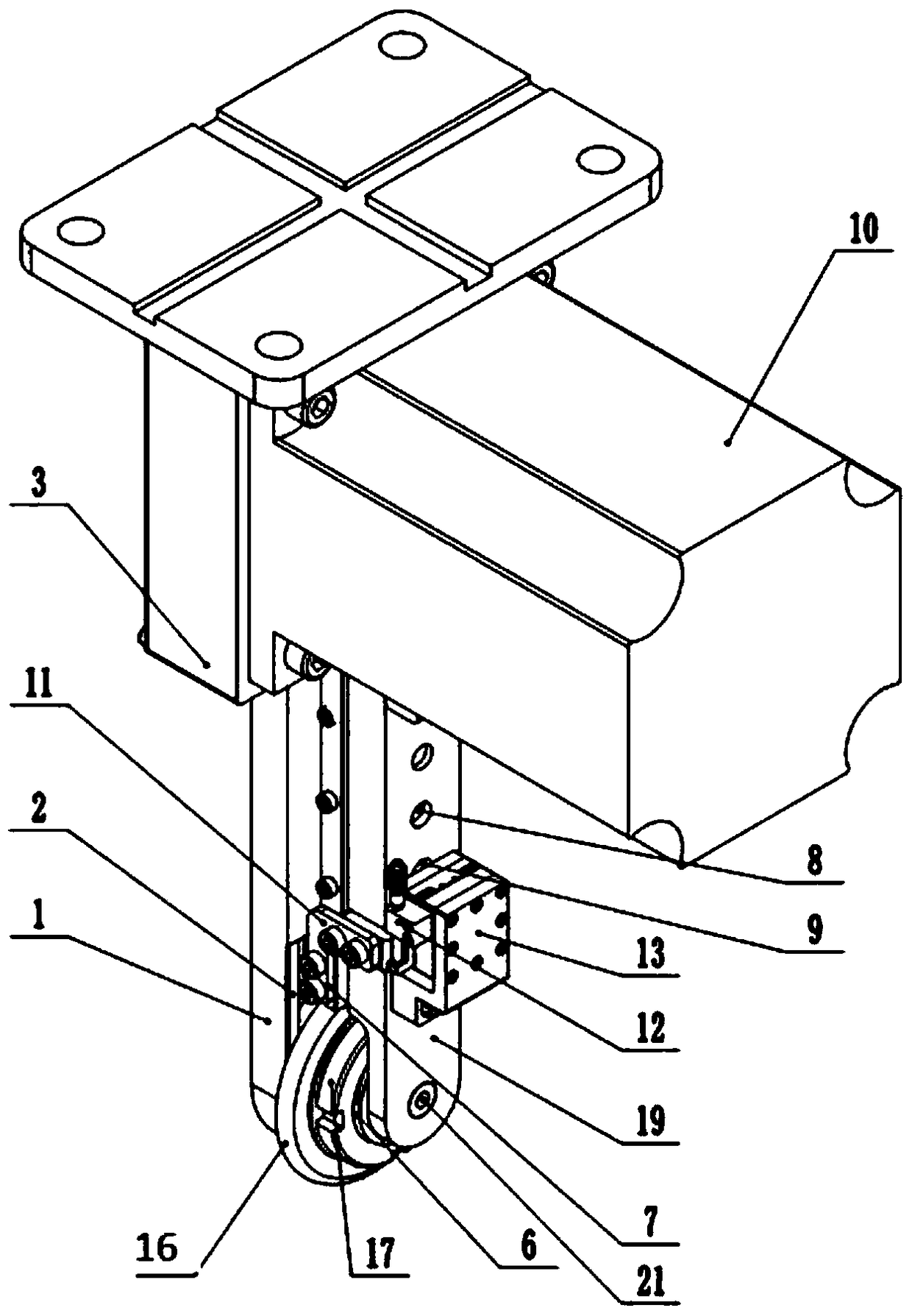 Grinding head with online electrolytic dressing function