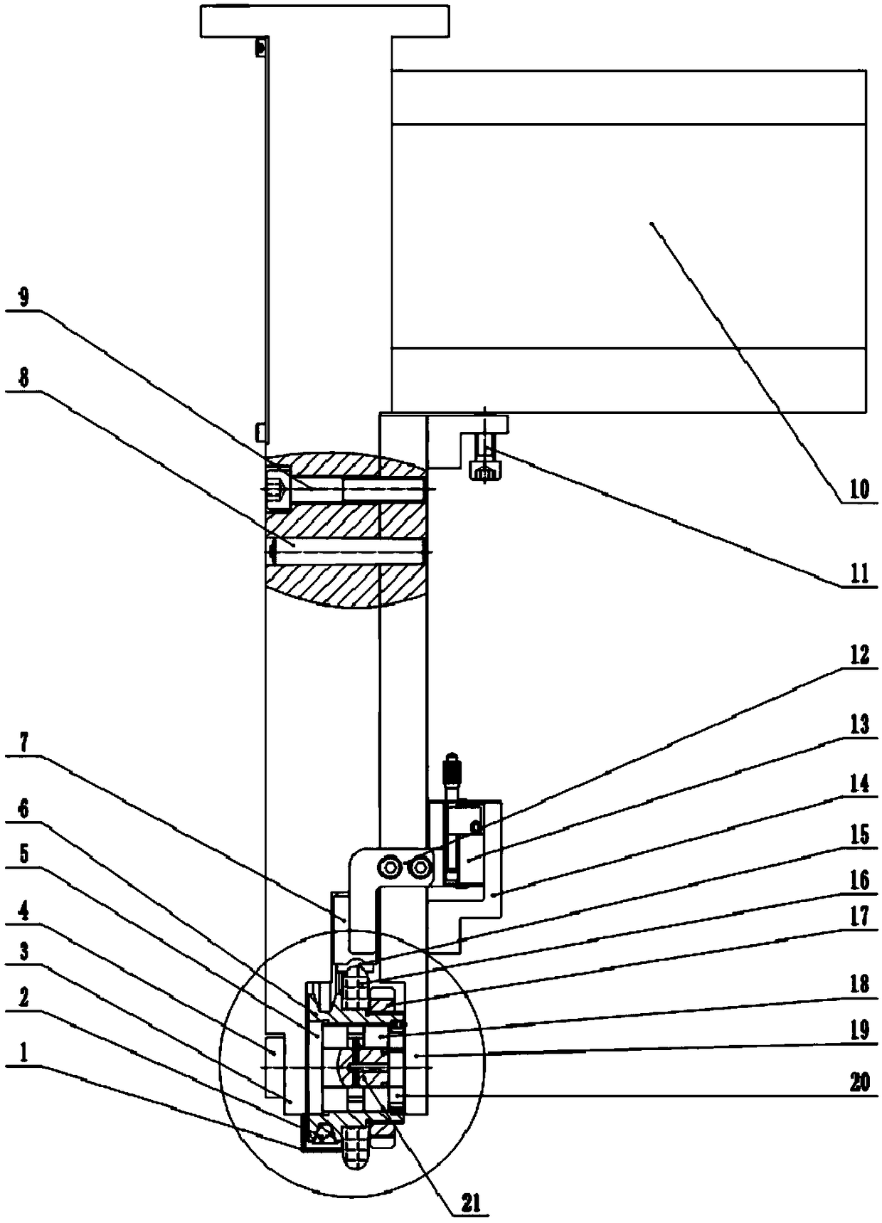 Grinding head with online electrolytic dressing function