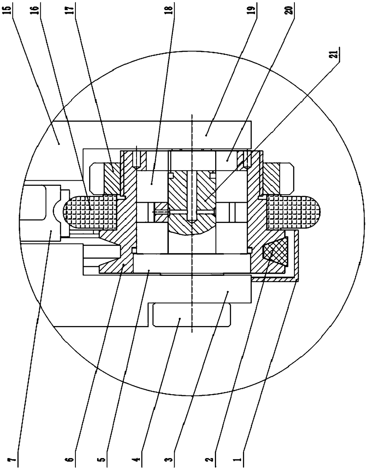 Grinding head with online electrolytic dressing function